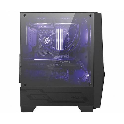 MSI MAG FORGE 100M TEMPERLI CAM 2 X RGB FAN 1 X 120MM FAN ATX GAMING BILGISAYAR KASASI