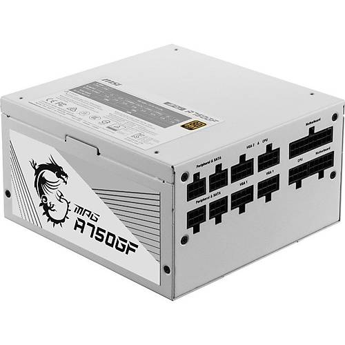 MSI MPG A750GF WHITE 750W 80+ GOLD POWER SUPPLY-BEYAZ