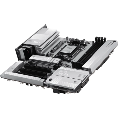 MSI MB PRO B850M-A WIFI PZ AM5 DDR5 8200MHZ(OC) 4X PCI-E X16 HDMI DP 2X M.2 USB 10GBS 5G LAN WI-FI 7 MATX