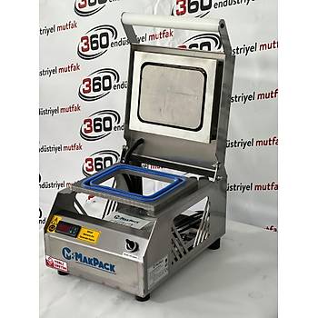 Makpack Tek B�lmeli Tabak Kapatma Makinesi Paslanmaz