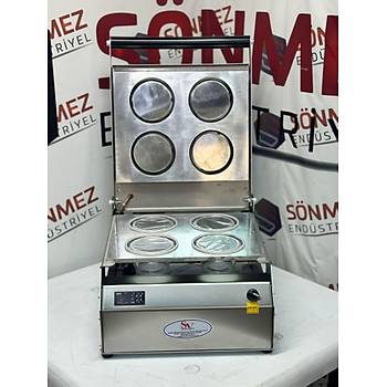 S�nmez 110x110 Cm Yuvarlak Tabak Kapatma Makinesi 4 L� Kal�p