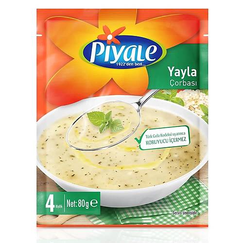 Piyale Yayla �orbas� 80 Gr