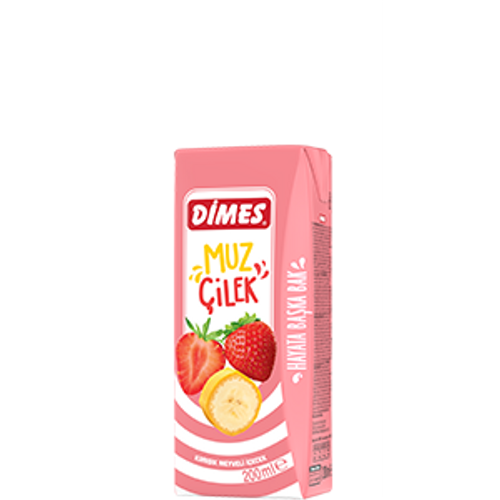 D�MES Muz - �ilek ��ece�i 200 ml