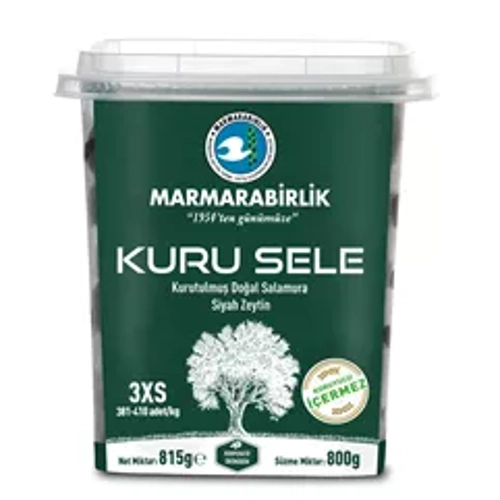 Marmara Birlik Kuru Sele Zeytin 800 g. 3XS