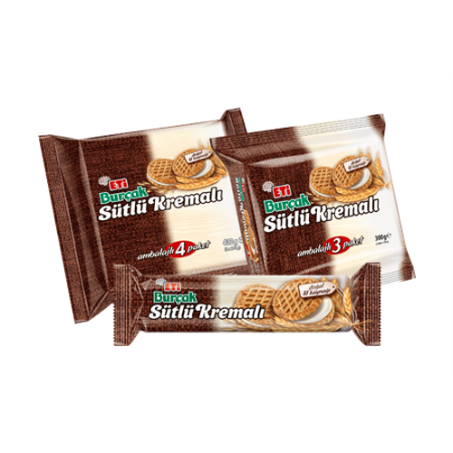 Bur�ak S�tl� Kremal� Yulafl� Bisk�vi