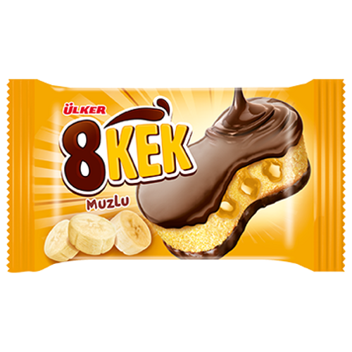 �lker Dankek 8 Kek �ikolatal� Muzlu 55 g