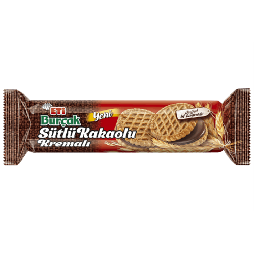 Bur�ak S�tl� Kakaolu Kremal� Yulafl� Bisk�vi