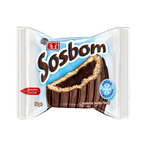 Sosbom �ikolata Kapl� �ikolatal� Sos Dolgulu Pasta