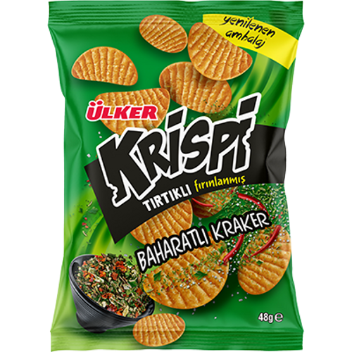 �lker Krispi T�rt�kl� Baharatl� �ubuk Kraker