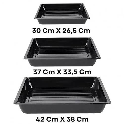 Emaye Kare F�r�n Tepsi