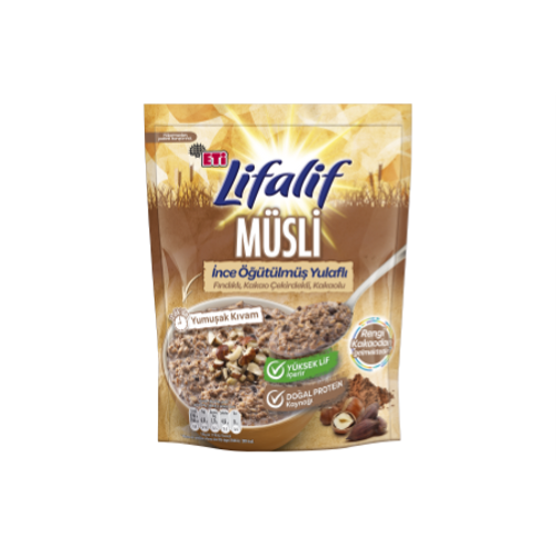 Lifalif �nce ���t�lm�� Yulafl� F�nd�kl�, Kakao �ekirdekli, Kakaolu M�sli