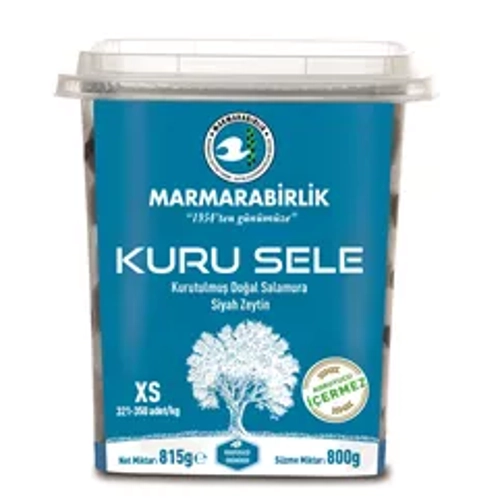 Marmara Birlik Kuru Sele Zeytin 800 g. XS