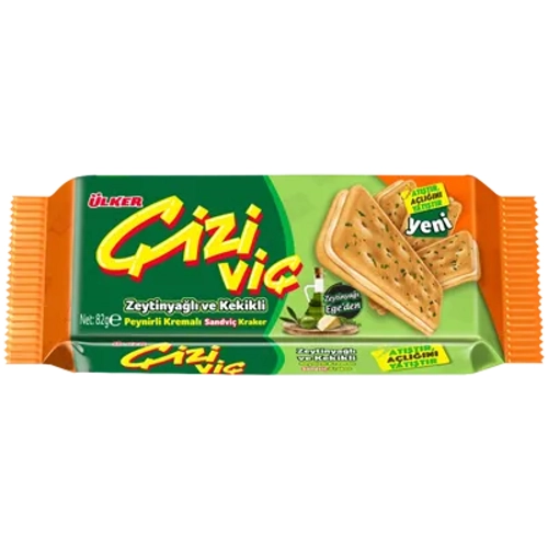 �lker �izivi� Zeytinya�l� Kekikli Peynirli Kraker 82 g
