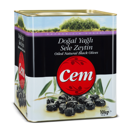 Cem Do�al Sele Siyah Zeytin 10 kg
