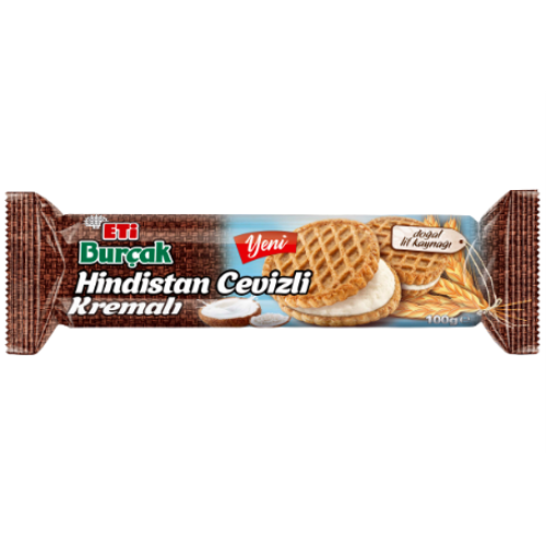Bur�ak Hindistan Cevizli Kremal� Yulafl� Bisk�vi