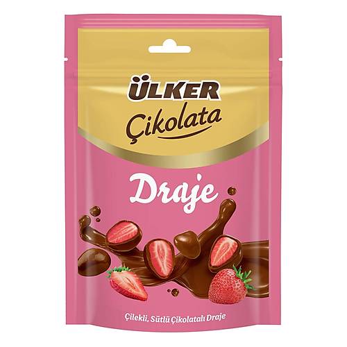 �lker Draje �ikolata Freeze Dry �ilekli S�tl� 80 G