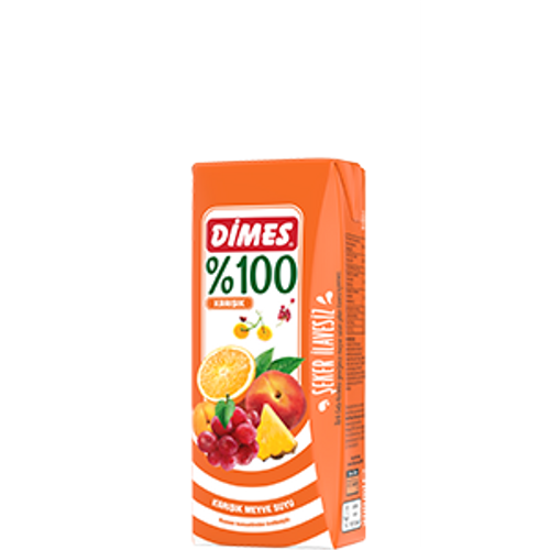 D�MES %100 Kar���k Meyveler 200 ml