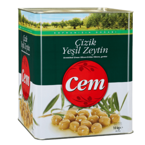 Cem �izik Ye�il Zeytin 10 kg