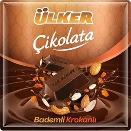 �lker Ball� Bademli Krokanl� S�tl� �ikolata 60 G