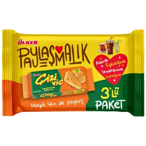 �lker �izivi� Peynirli Sandvi� Kraker 3'l� 246 g