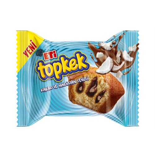 Topkek Kakao ve Hindistan Cevizli