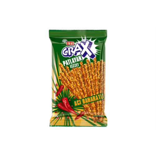 Crax Patlayan Lezzet Ac� Baharatl� �ubuk Kraker