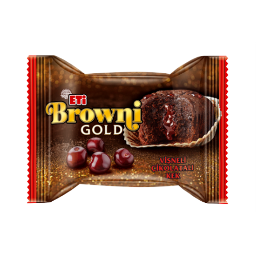 Browni Gold Vi�ne Soslu �ikolatal� Kek