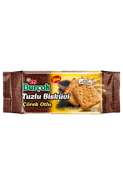 Bur�ak ��rek Otlu Tuzlu Bisk�vi