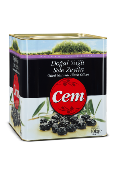 Cem Do�al Kuru Sele Siyah Zeytin 10 kg