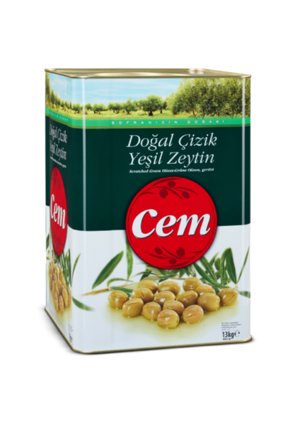 Cem Do�al �izik Ye�il Zeytin 10 kg
