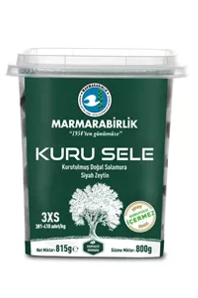 Marmara Birlik Kuru Sele Zeytin 800 g. 3XS