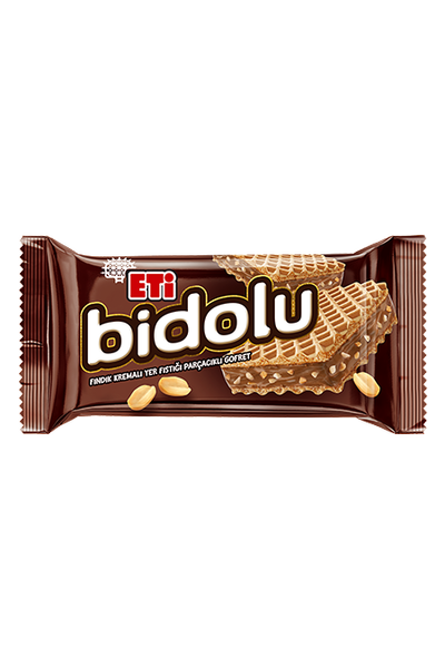 Bidolu Yer F�st�k Par�ac�kl� F�nd�k Kremal� Gofret