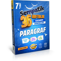 �nl�ler Karmas� Yay�nlar� 7. SINIF SEMPAT�K PARAGRAF 36 HAFTALIK KAZANIM DENEMELER�