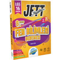 �NL�LER KARMASI YAYINLARI 8. SINIF LGS JETT FEN B�L�MLER� 16 DENEME