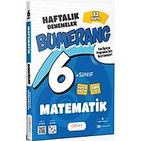G�nay Yay�nlar� 6. S�n�f Matematik Bumerang 32 Haftal�k Denemeleri