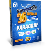 �nl�ler Karmas� Yay�nlar� 6. SINIF SEMPAT�K PARAGRAF 36 HAFTALIK KAZANIM DENEMELER�