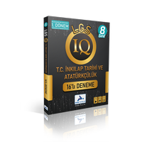 PARAF Yay�nlar� 1.D�NEM LGS IQ T.C. �nk�lap Tarihi ve Atat�rk��l�k 16 Deneme