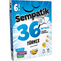 �nl�ler Karmas� Yay�nlar� 6. SINIF SEMPAT�K T�RK�E 36 HAFTALIK KAZANIM DENEMELER�