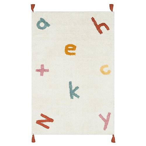 Eko Hal� COTTON BOON XW CBN 05 MULTY XW Y�kanabilir Kaymaz Tabanl� Naturel Pamuk Bebek Hal�s�