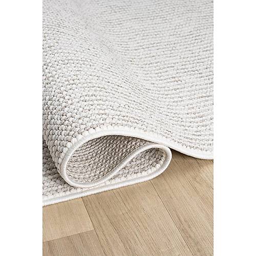 Step Krem Bej Hal� Yumu�ak Dokulu Hal� Kilim Salon Mutfak Koridor Yolluk Dokuma Makine Hal�s� 360