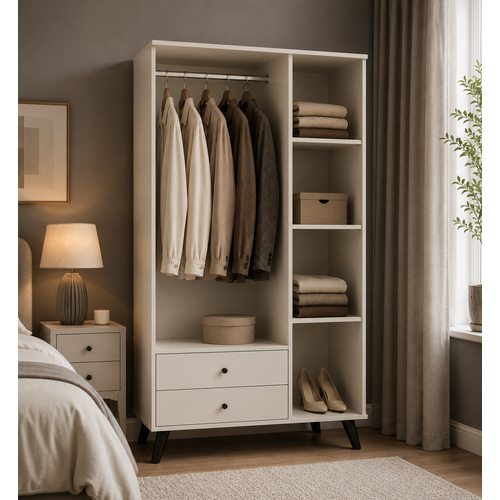 Nesta 3 Kapakl� Gard�rop