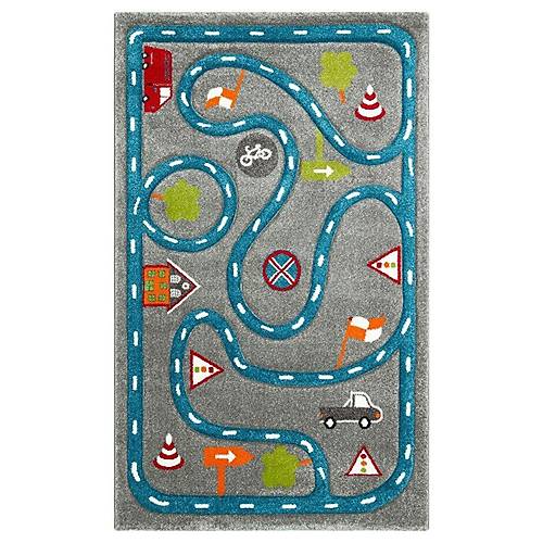 Kids Kds19 Grey Blue Antibakteriyel Hav Ve Toz Vermez �ocuk Ve Bebek Odas� Hal�s�