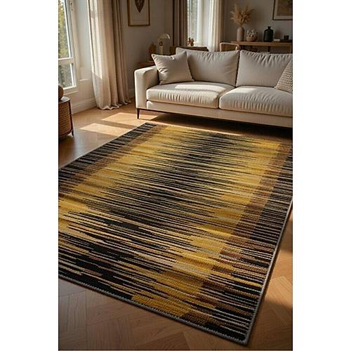 Drom Pamuk Dokuma Taban Makinede Y�kanabilen Kilim Kaymaz ��nil Multi Modern Salon Hal�s�