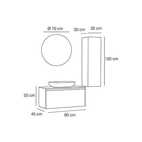 Reneta 80 Banyo Seti