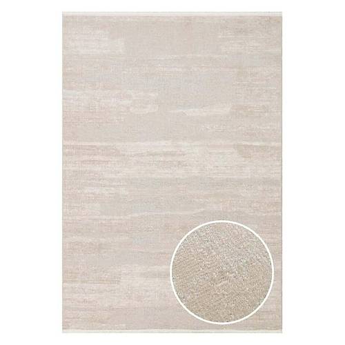 Eko Hal� KALAHARI KLH 01 GREY BEIGE �zel Dokuma Tekni�i ile �retilen Modern Sade Desenli Makine Hal�s�