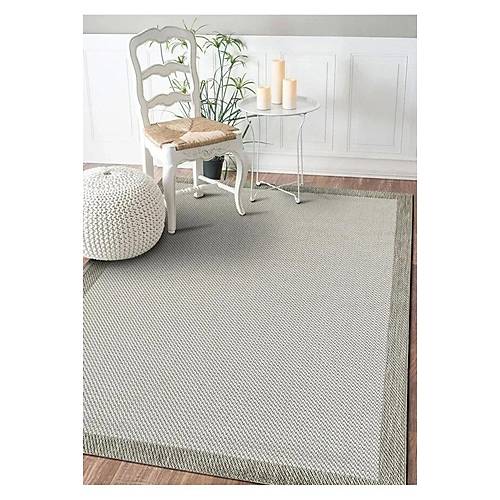 Hal�max Sisal Hal� Terra 1402 Bej Bord�rl� Hav Toz Vermez Leke Tutmaz Silinebilir Has�r Yolluk