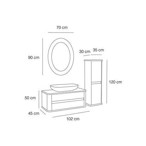 Balero 100 Banyo Seti