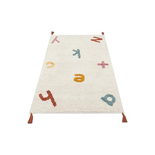 Eko Hal� COTTON BOON XW CBN 05 MULTY XW Y�kanabilir Kaymaz Tabanl� Naturel Pamuk Bebek Hal�s�