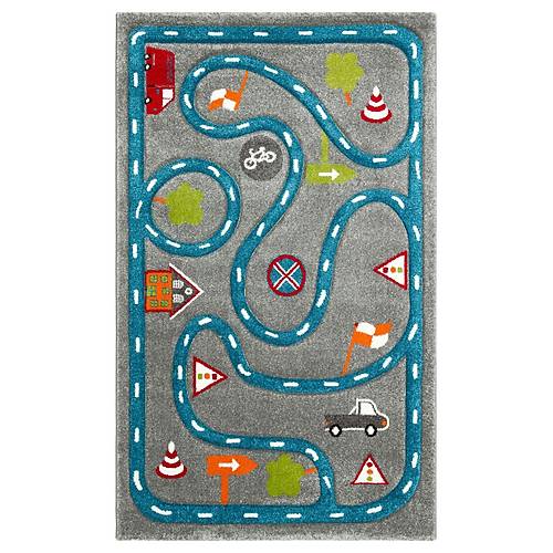 Kids Kds19 Grey Blue Antibakteriyel Hav Ve Toz Vermez �ocuk Ve Bebek Odas� Hal�s�