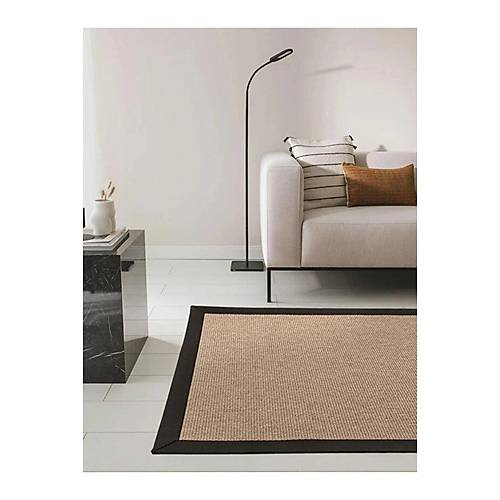 Siena M208 Has�r Dokulu �thal Sisal Hal� Dikd�rtgen Bord�rl� Kahve Sisal Mutfak Koridor Hal�s�